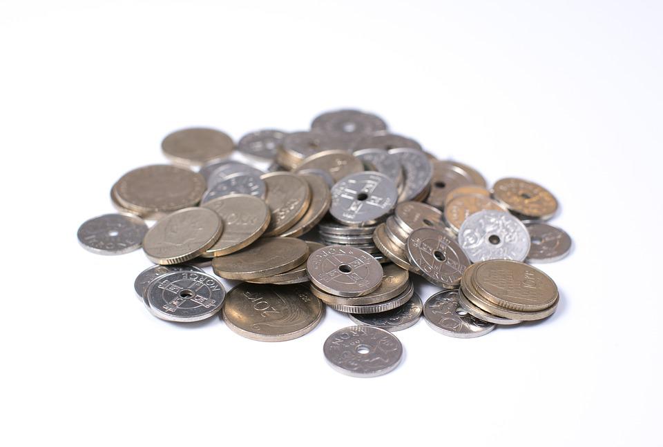 norské mince